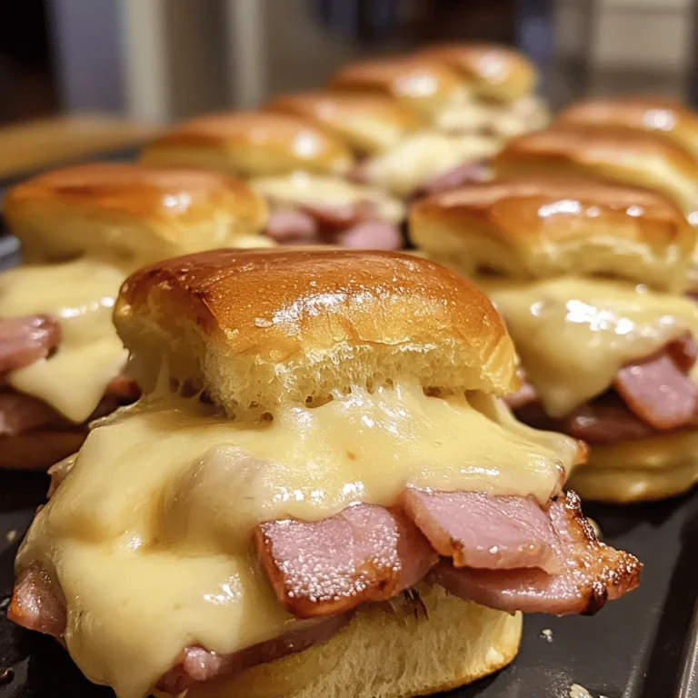 Ham and Swiss Sliders