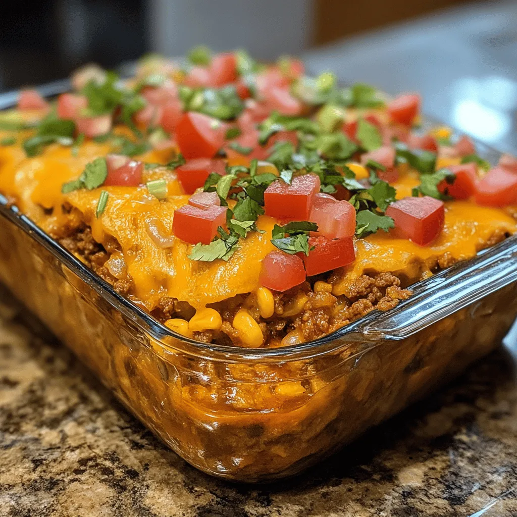 Walking Taco Casserole