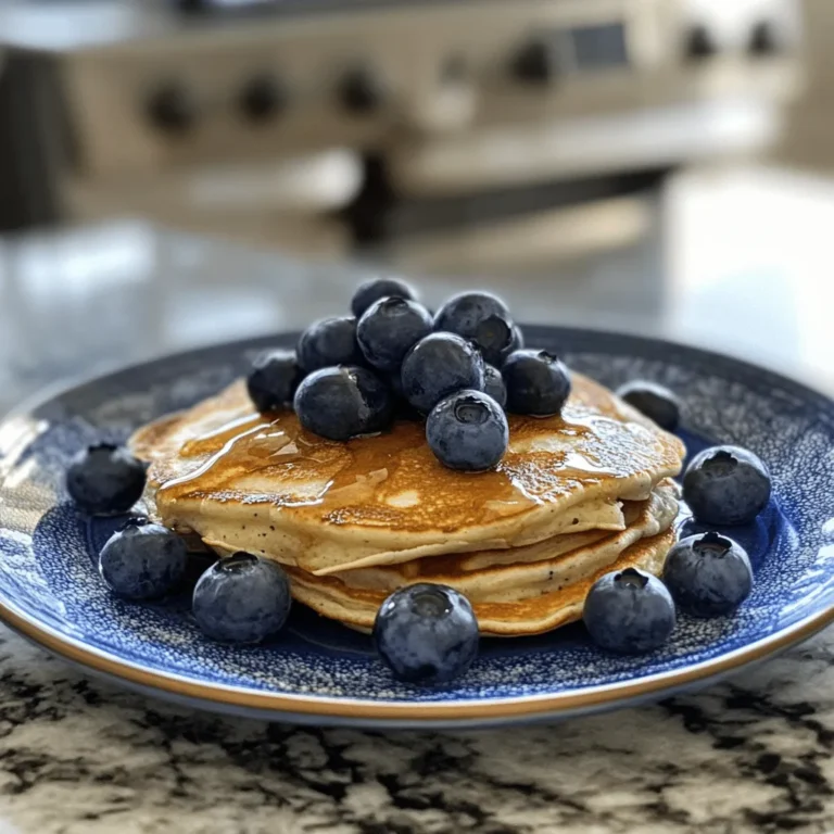 Easy Blueberry Pancake