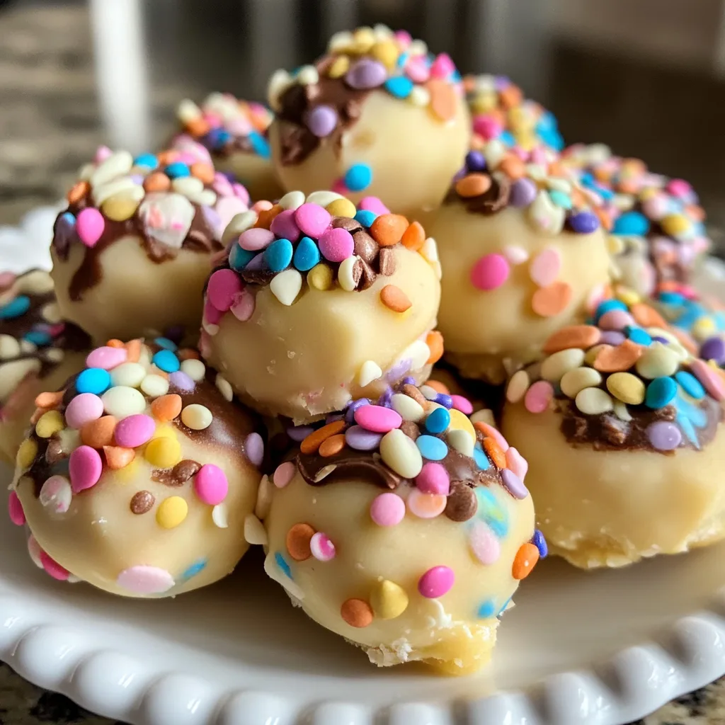 Easter Egg Cookie Dough Bites
