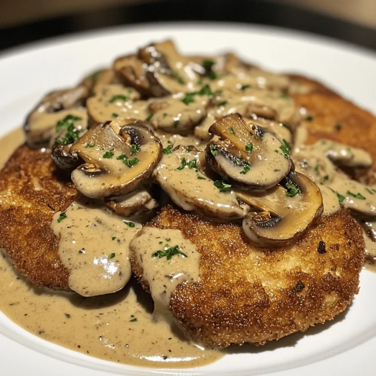Rahmschnitzel Creamy Mushroom Schnitzel