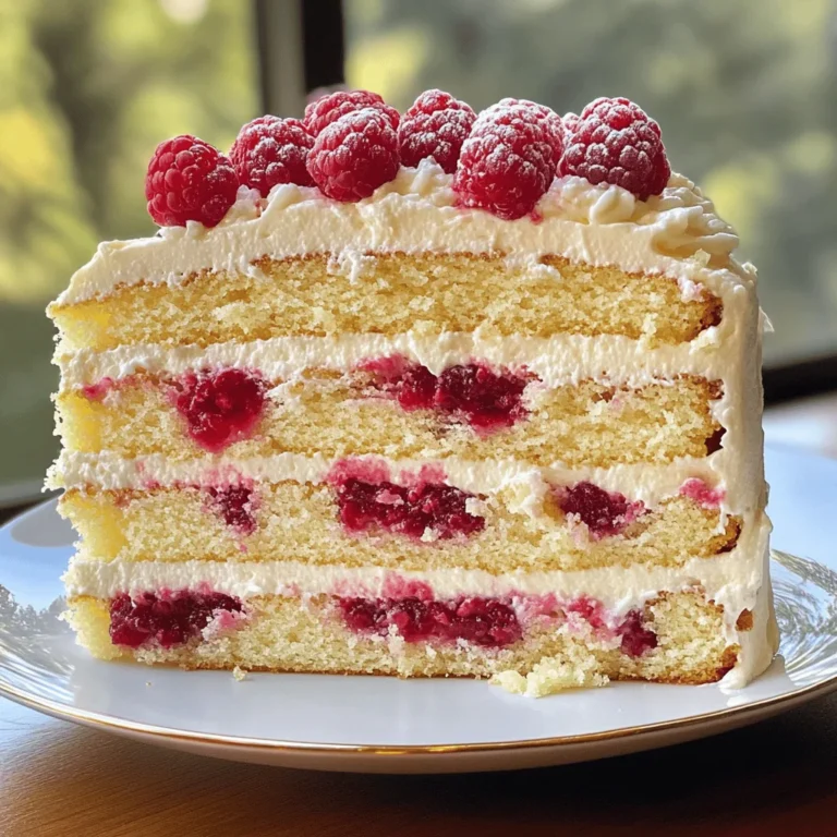 Raspberry Lemon Cake