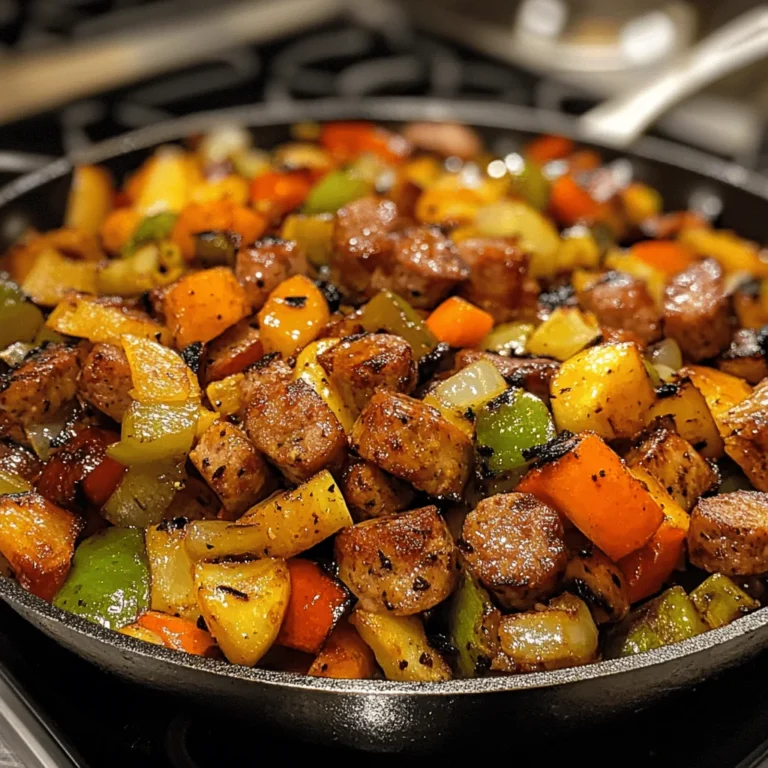 Sausage and Veggies Skillet