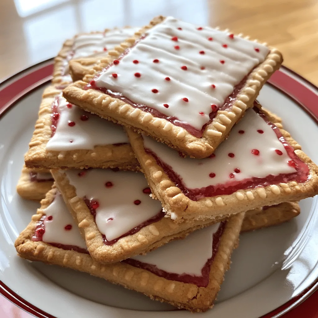 Strawberry Pop Tart Cookies