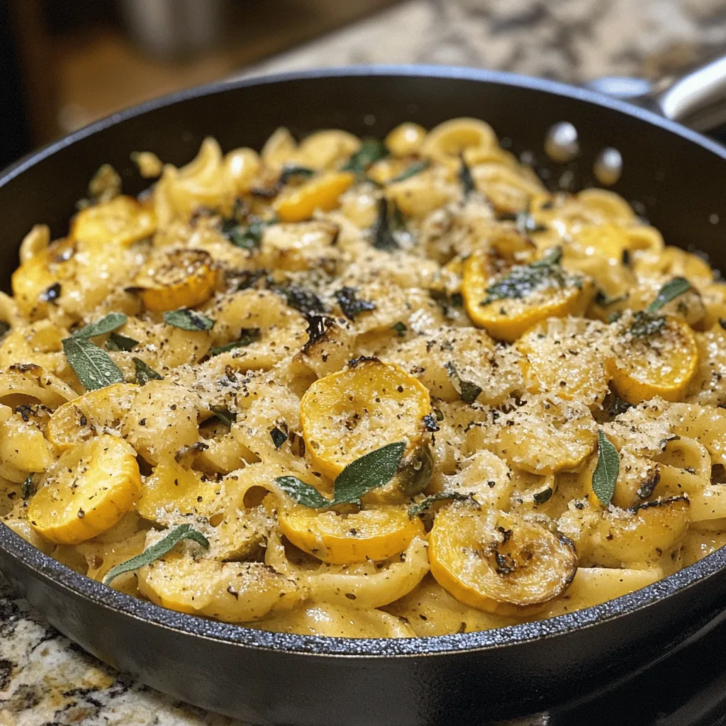 Summer Squash Pasta Skillet