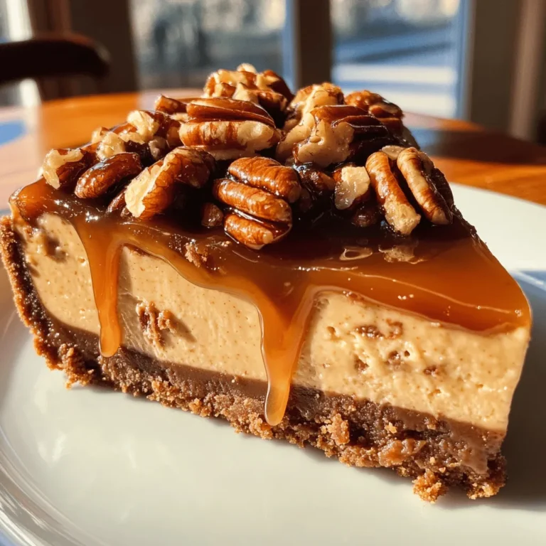 Vegan Caramel Pecan Cheesecake