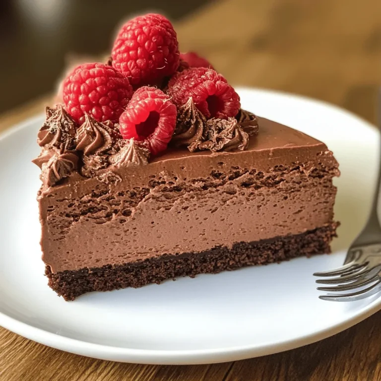 Vegan Chocolate Mousse Cake