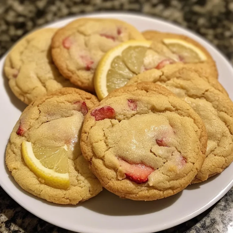 Strawberry Lemonade Cookies