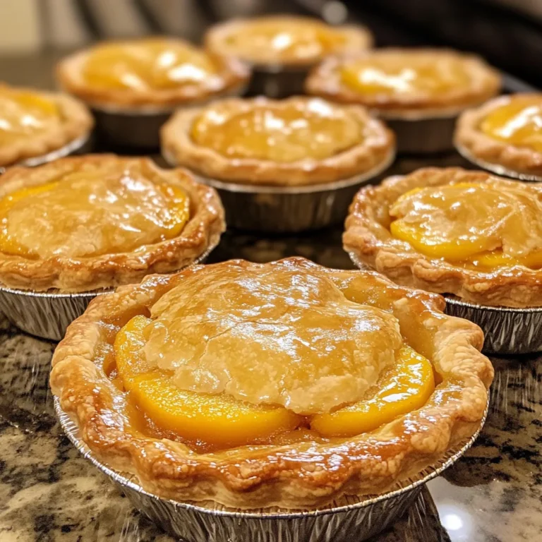 Mini Peach Pies