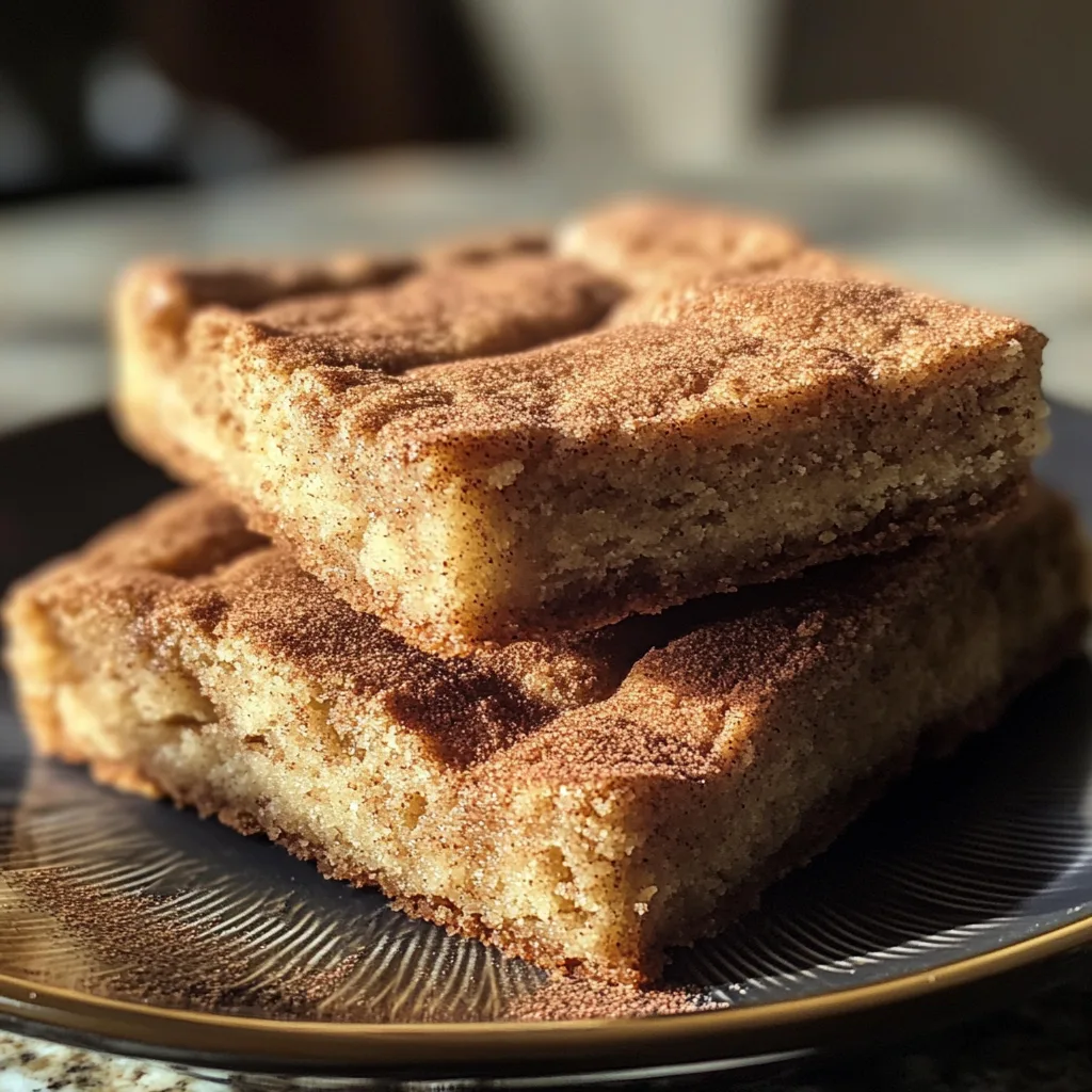Snickerdoodle Cookie Bars