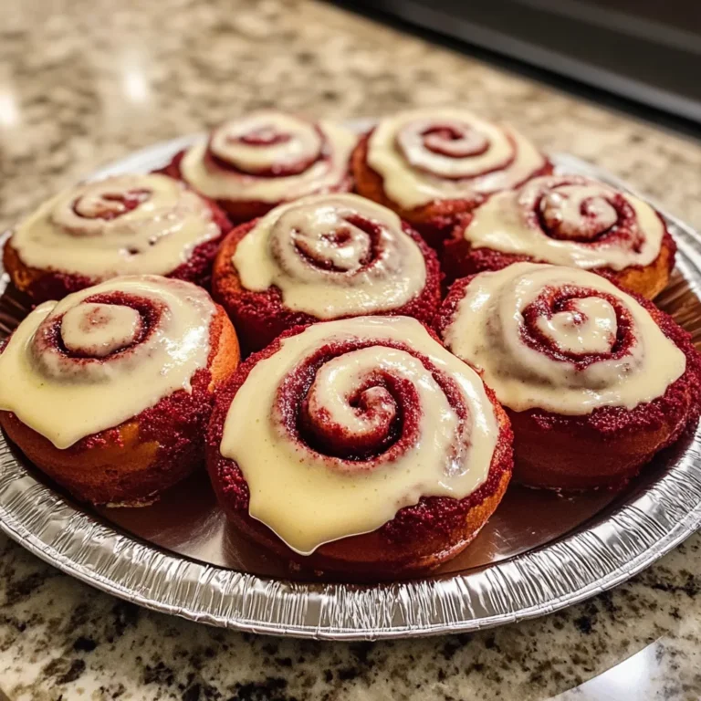 Red Velvet Cinnamon Rolls From Scratch