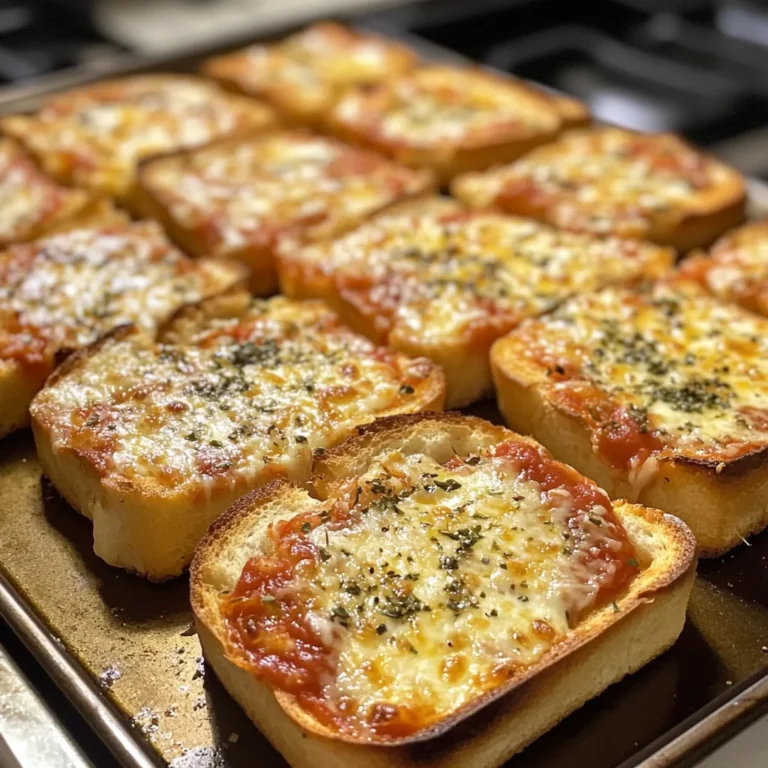 Texas Toast Garlic Bread Pizza