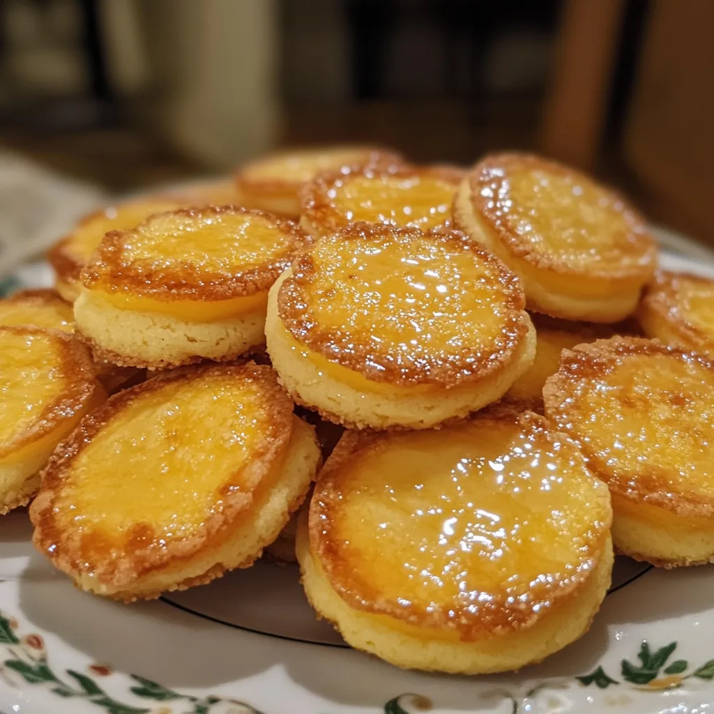 Lemon Crème Brûlée Cookies