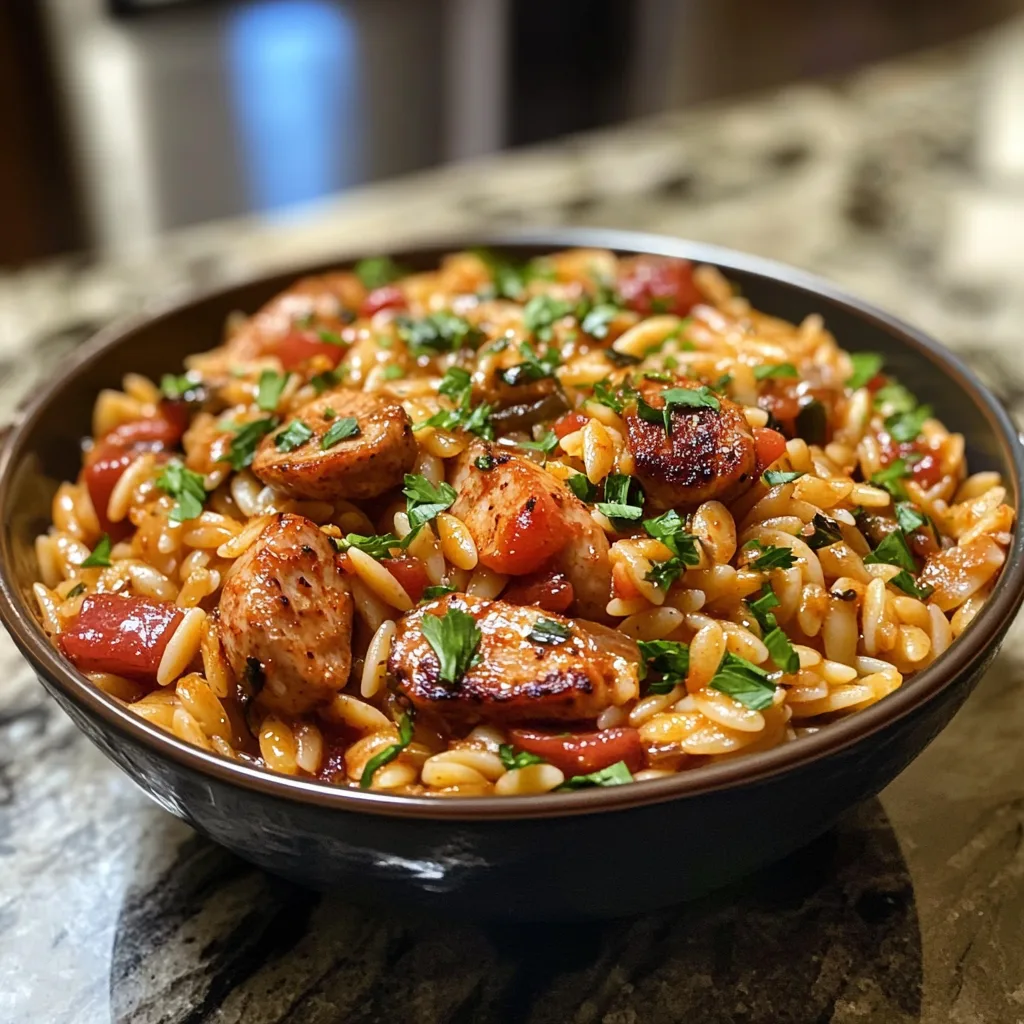 Cajun Orzo