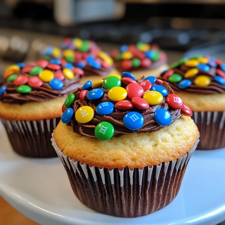 M&M Cupcakes Recipe