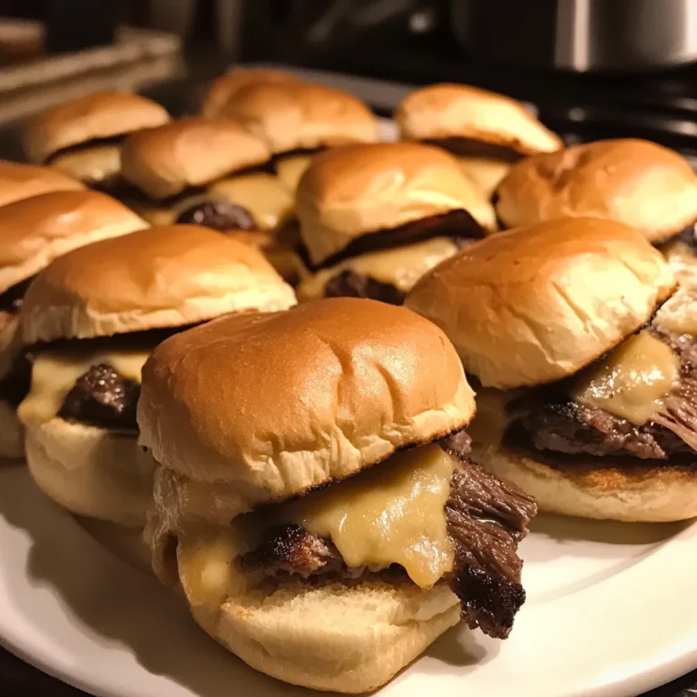 Roast Beef & Cheddar Sliders