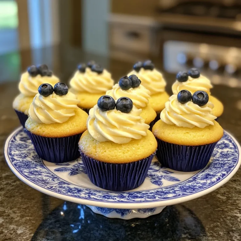 Lemon Blueberry Cupcakes