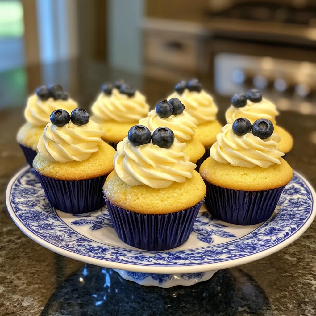Lemon Blueberry Cupcakes