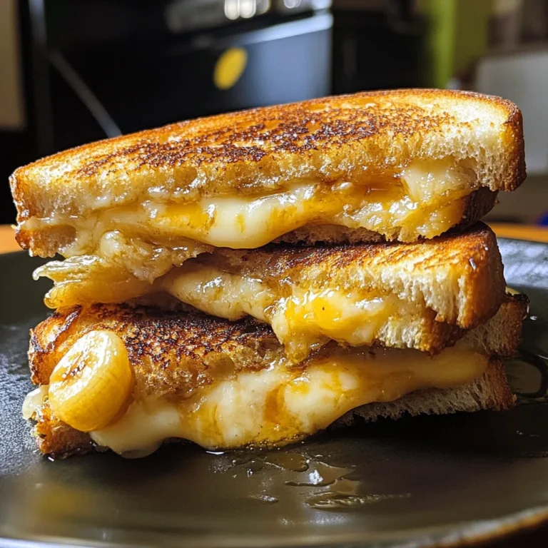 Honey Banana Grilled Cheese Sandwich