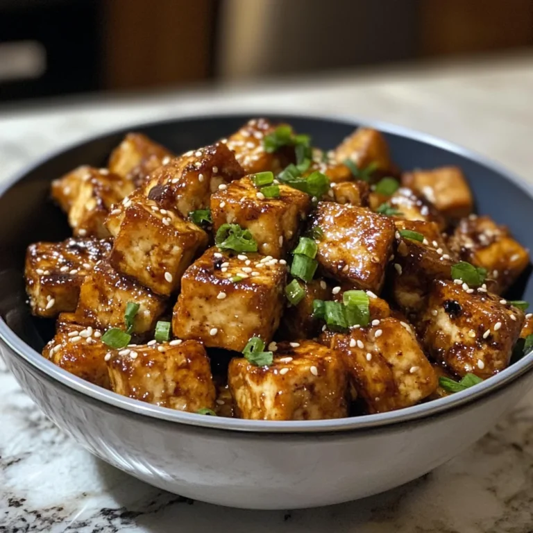 Crispy Sticky Tofu