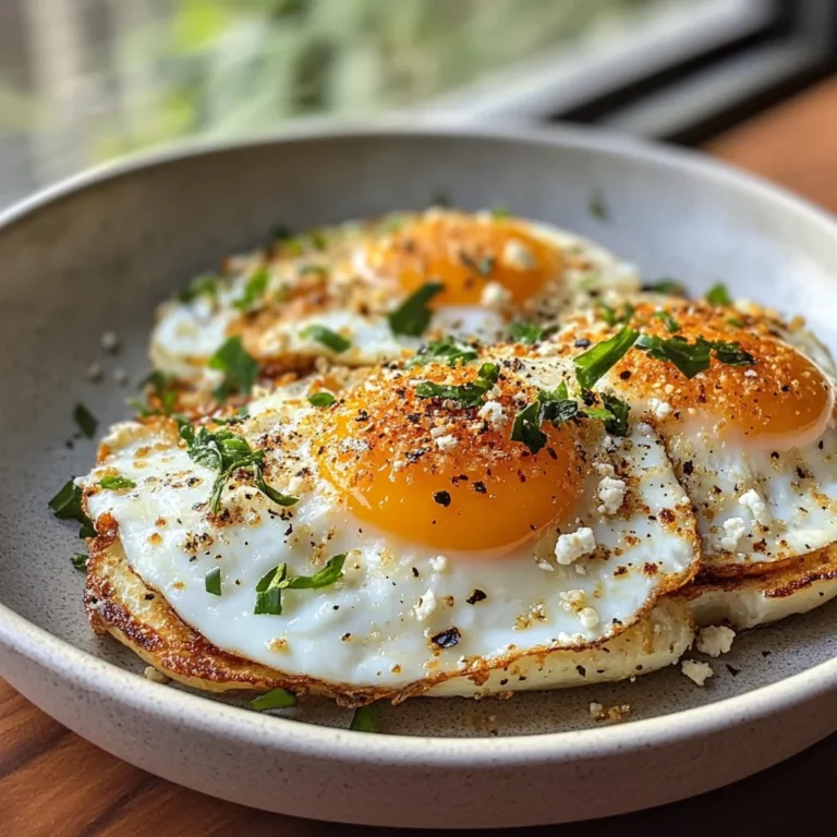 Crispy Feta Fried Eggs