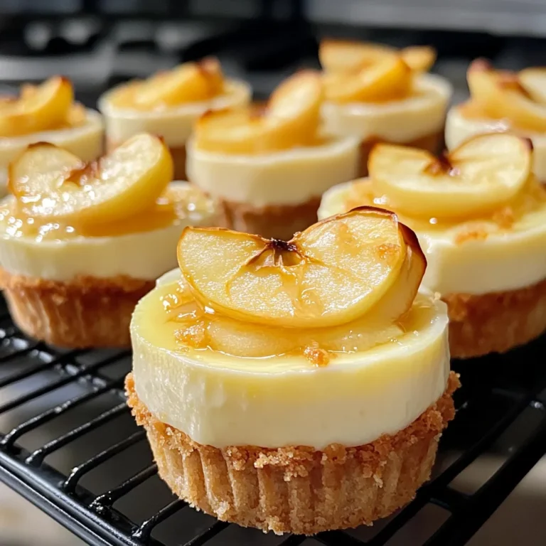Apple Mini Cheesecakes