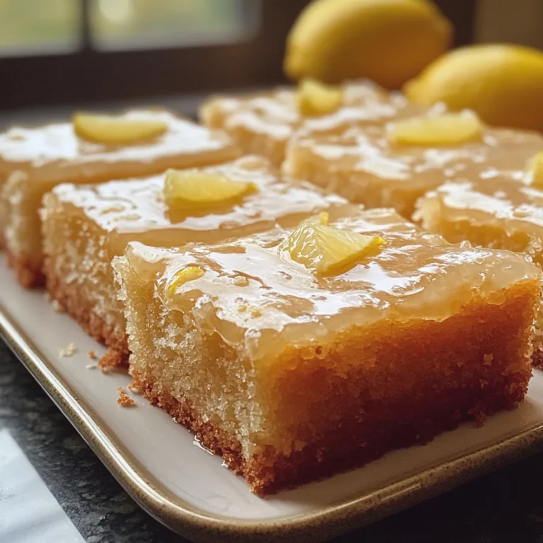 Easy Lemon Drizzle Traybake Cake