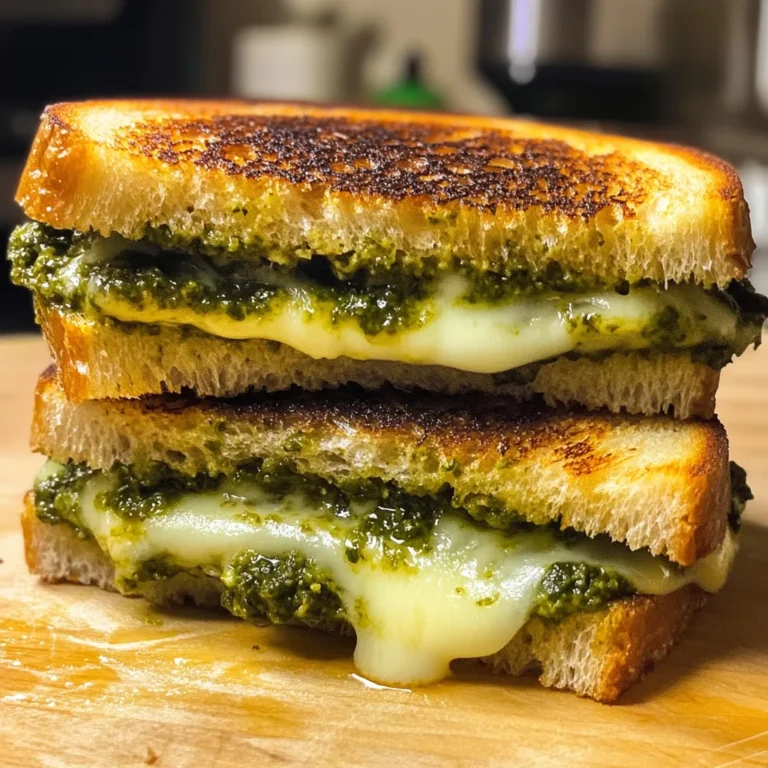 Pesto Grilled Cheese Sandwich