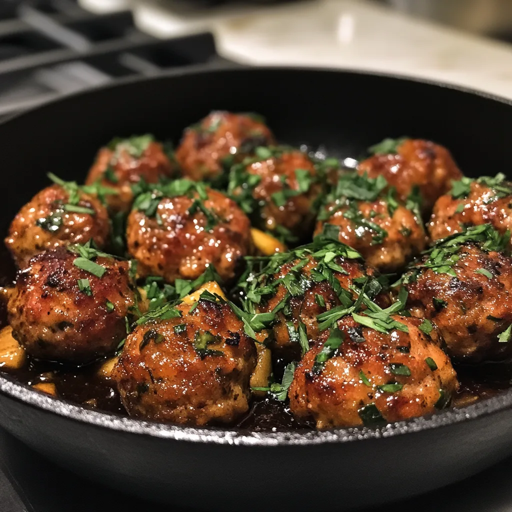 Pork and Apple Meatballs