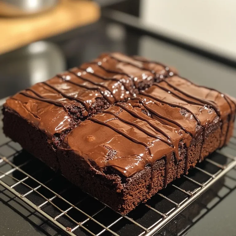 Old School Chocolate Traybake Cake