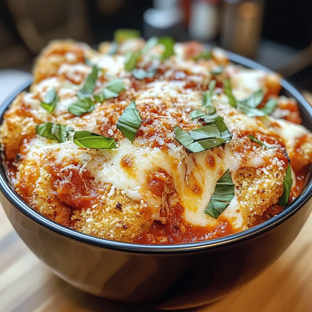 Chicken Parm Cottage Cheese Bowl