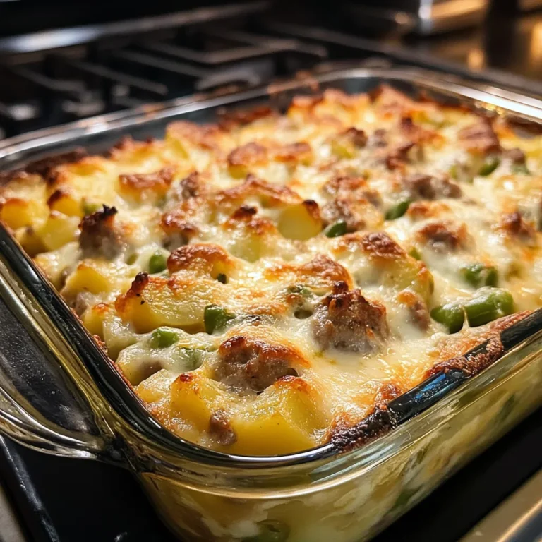Sausage Green Bean Potato Casserole