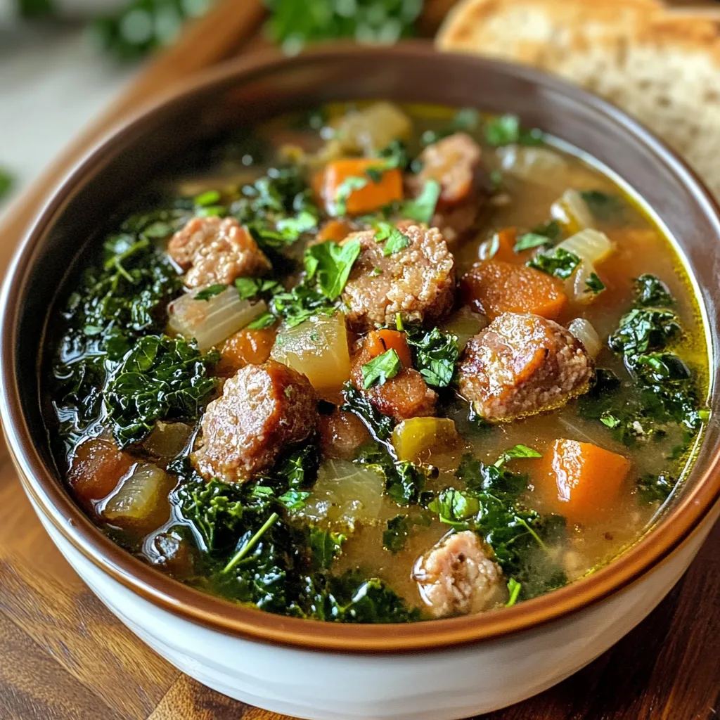 Sausage and Kale Soup