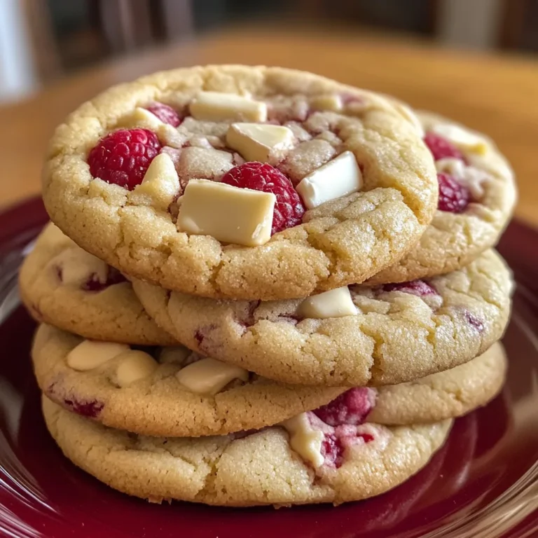 Raspberry White Chocolate Cookies Recipe