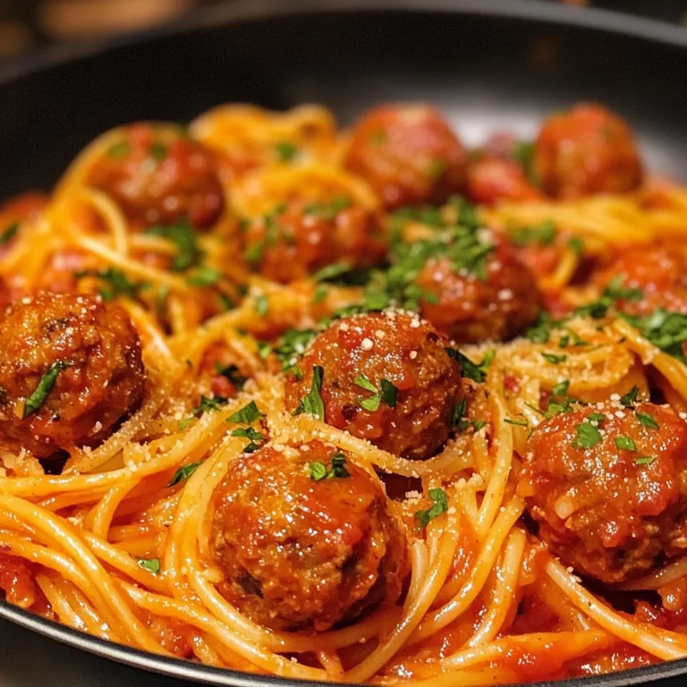 Creamy Spaghetti & Meatballs