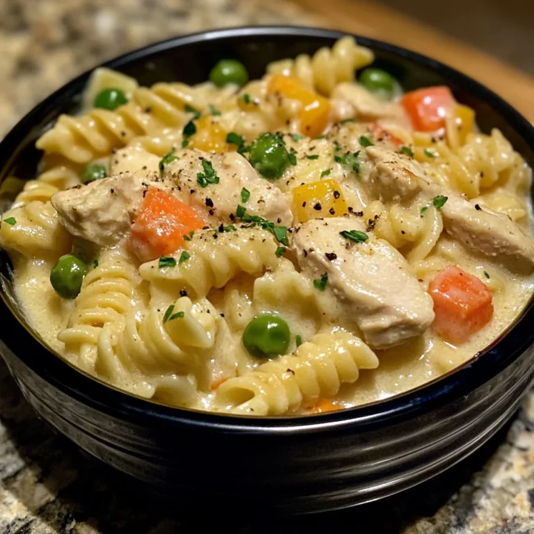 Chicken Pot Pie Pasta