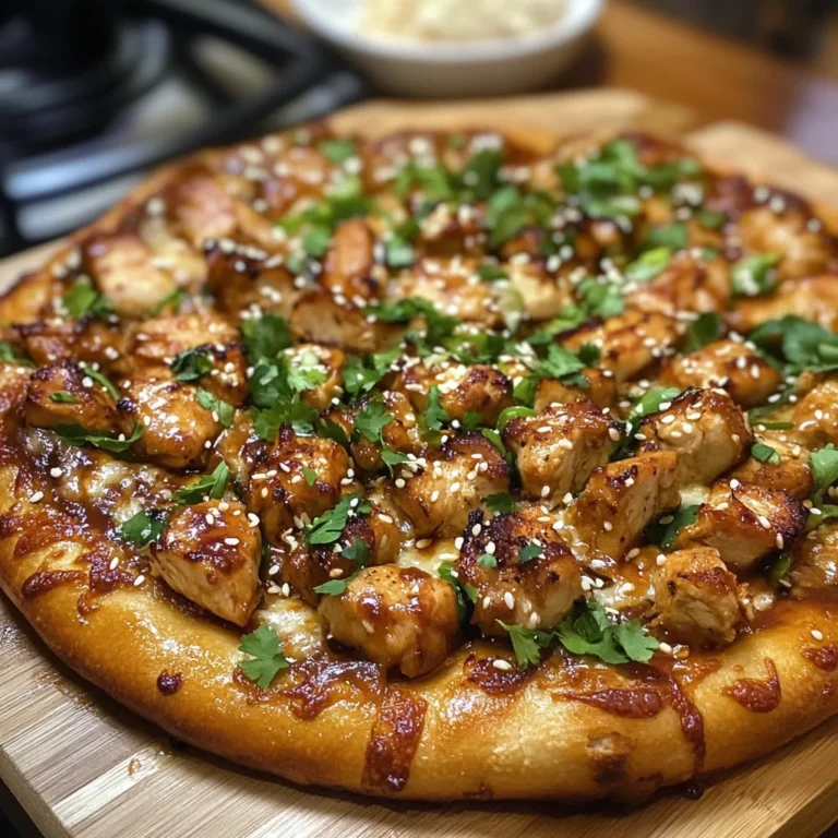 Teriyaki Chicken Pizza