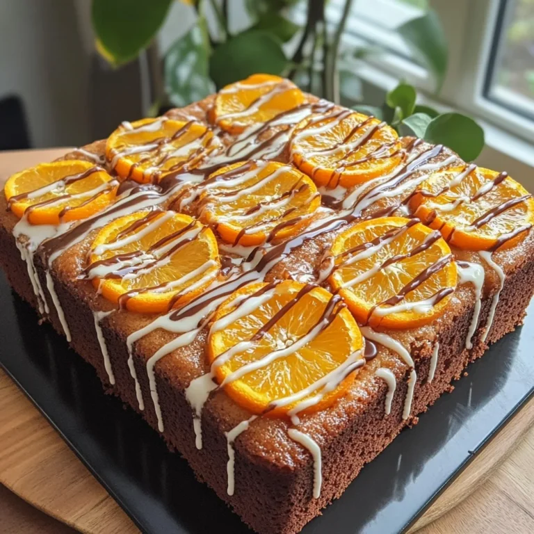 Orange Drizzle Traybake Cake