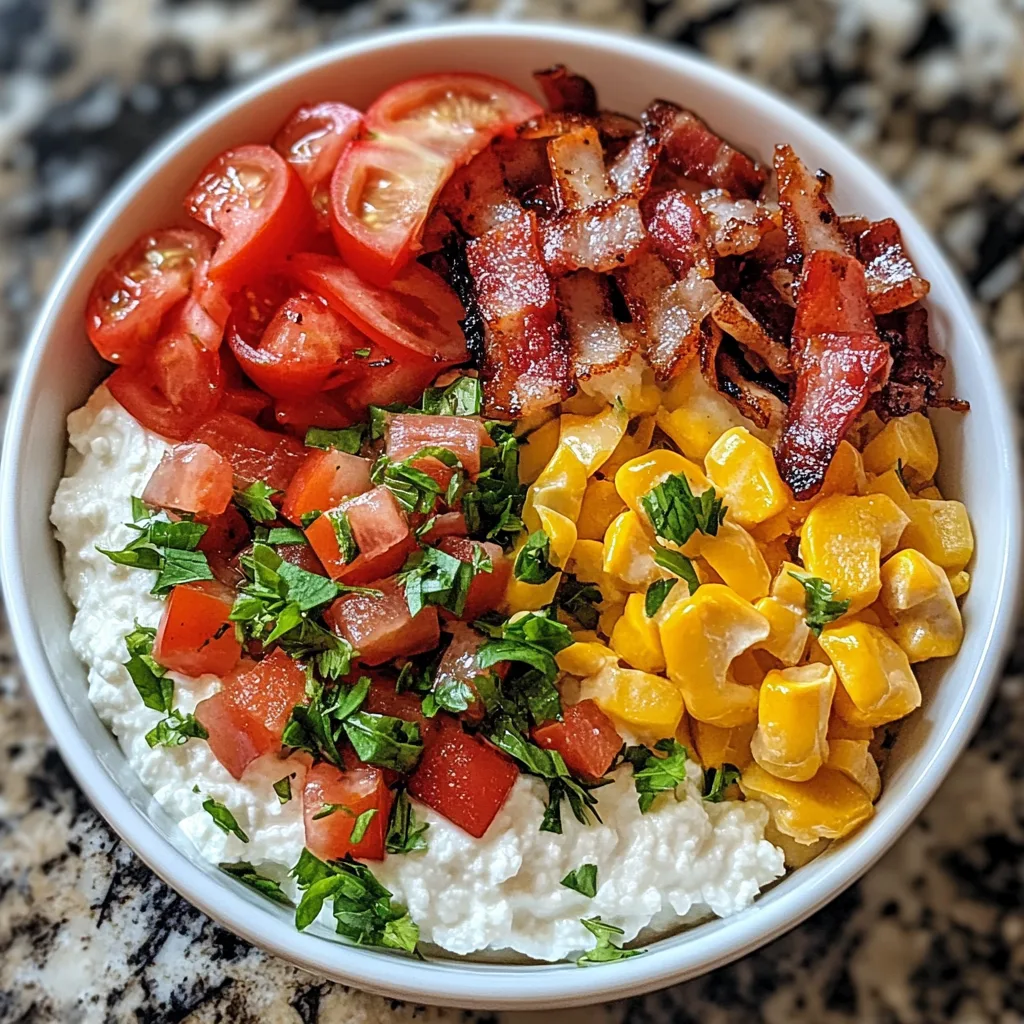 BLT Cottage Cheese Bowl