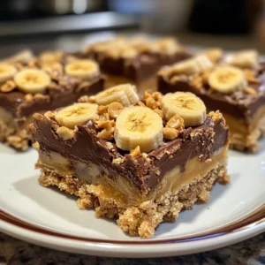 Peanut Butter Banana Bars