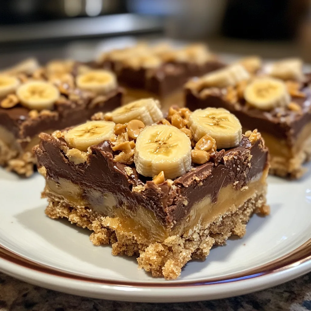 Peanut Butter Banana Bars