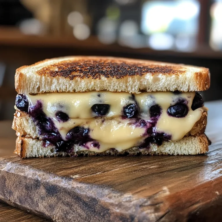 Blueberry White Cheddar Grilled Cheese