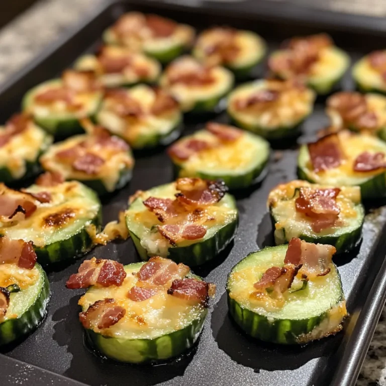 Cheesy Bacon Cucumber Bites