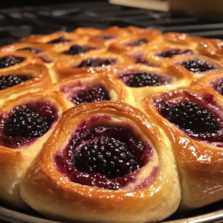 Soft & Gooey Blackberry Raspberry Sweet Rolls