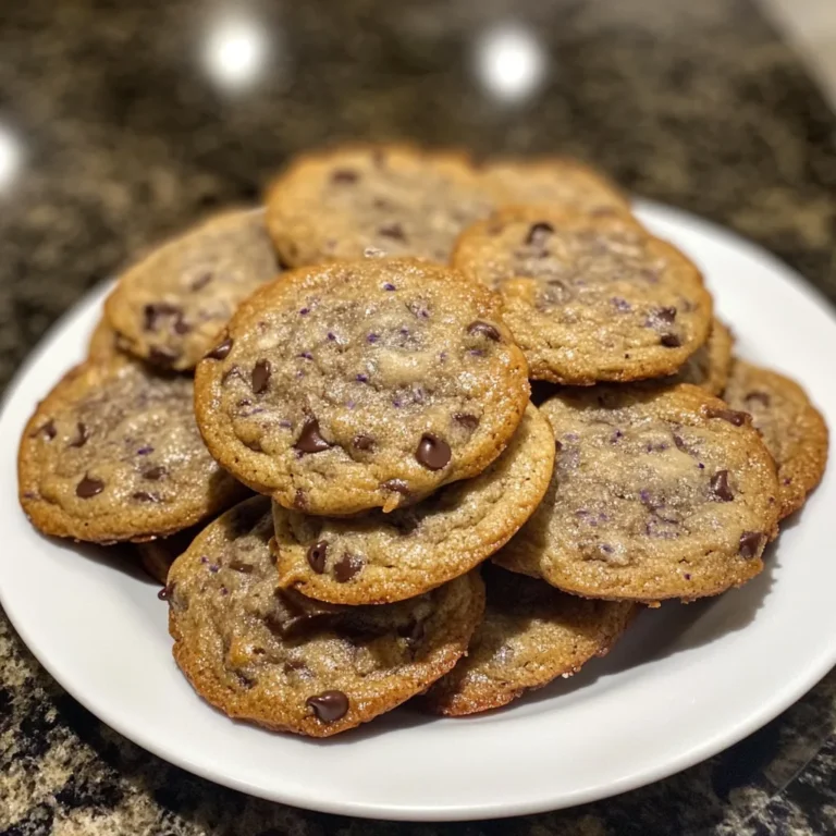 Lavender Chocolate Chip Cookies
