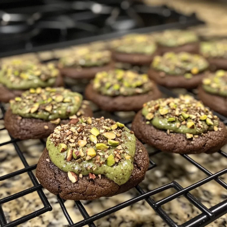 Pistachio Brookies