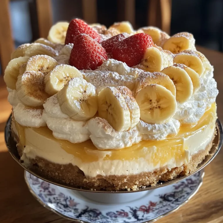 Banana Pudding Cheesecake Tres Leches