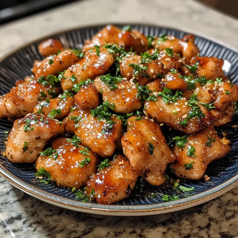 Baked Honey Garlic Chicken