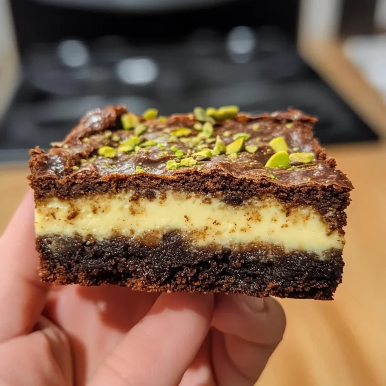 Pistachio Cheesecake Brownies