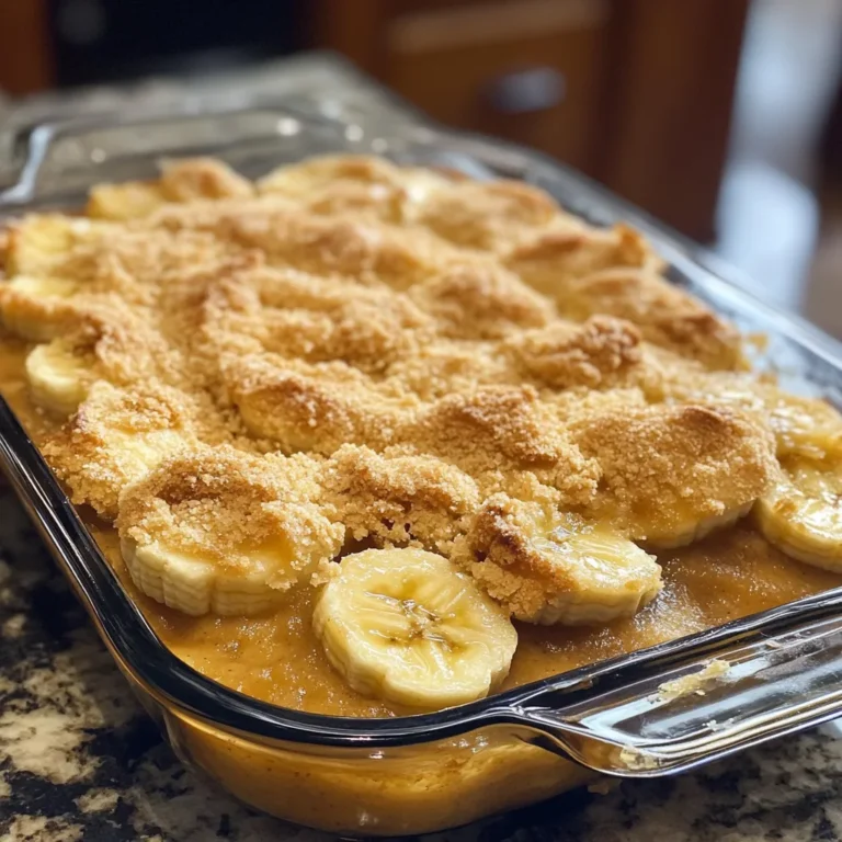 Southern Banana Cobbler Delight